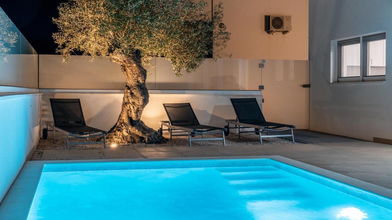 Villa DEA mit privatem beheiztem Pool Vrsi Exterior foto