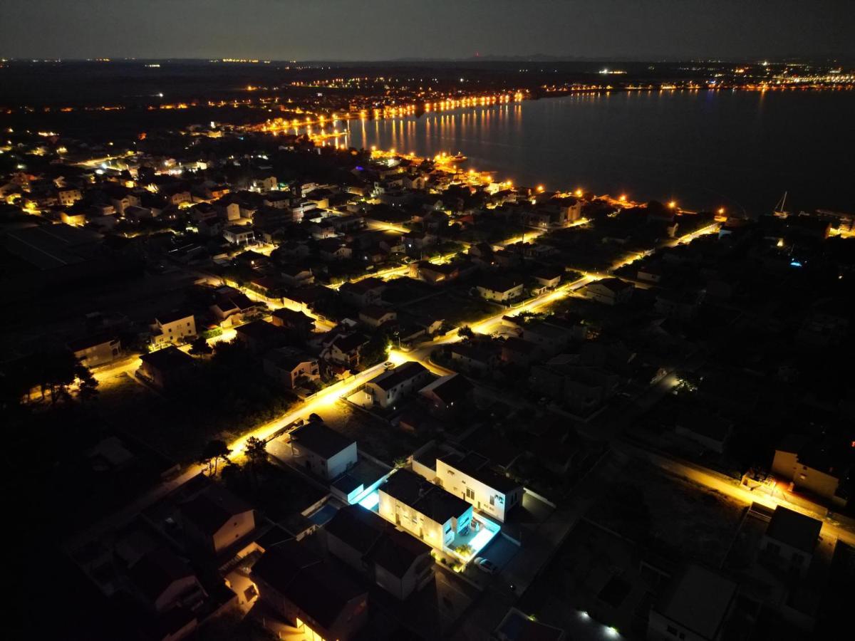 Villa DEA mit privatem beheiztem Pool Vrsi Exterior foto