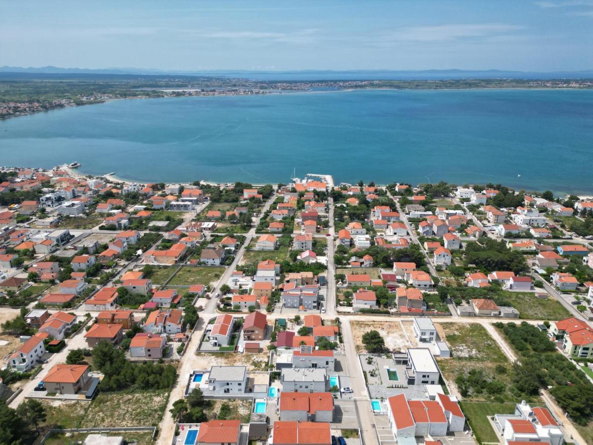 Villa DEA mit privatem beheiztem Pool Vrsi Exterior foto