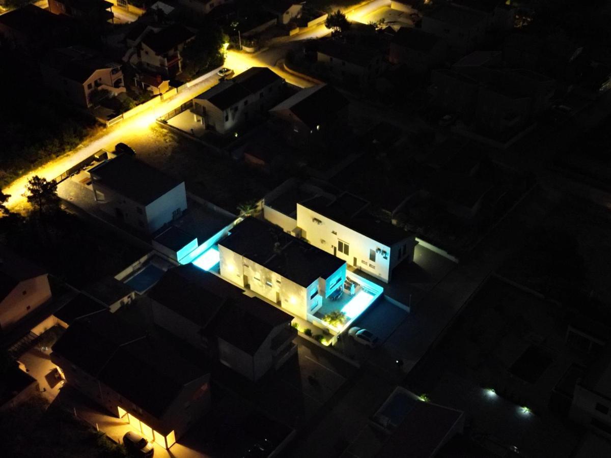 Villa DEA mit privatem beheiztem Pool Vrsi Exterior foto